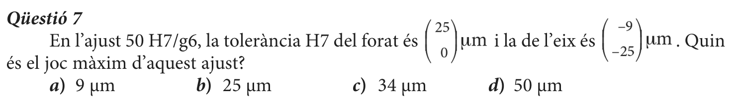 Enunciat · Qüestió 7, part 1