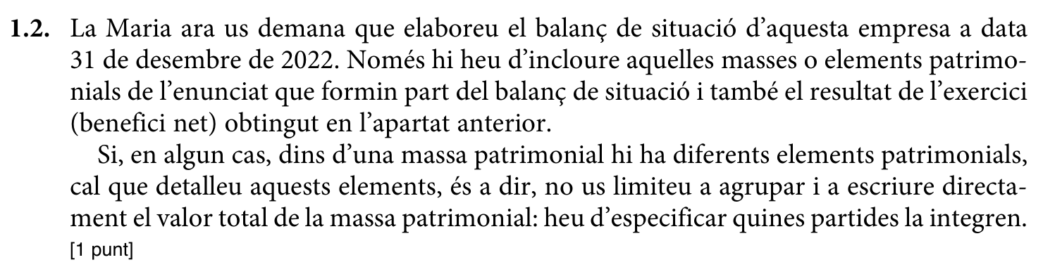 Enunciat · Apartat 1.2, part 1