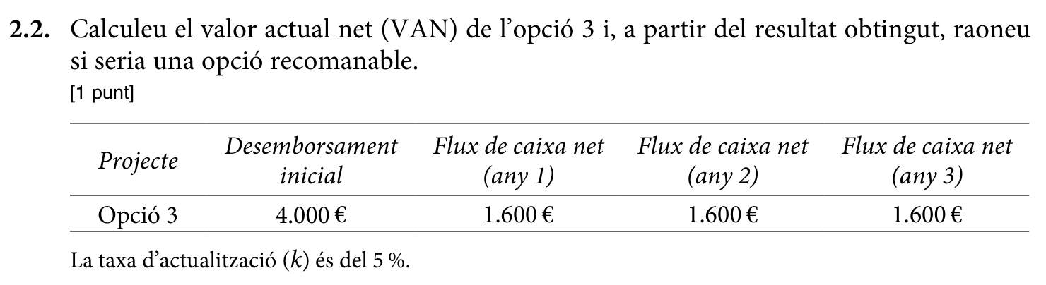 Enunciat · Apartat 2.2, part 1