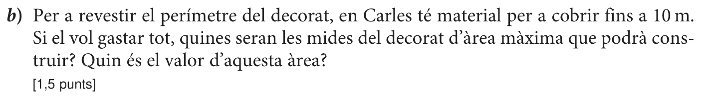 Enunciat · Apartat b), part 1