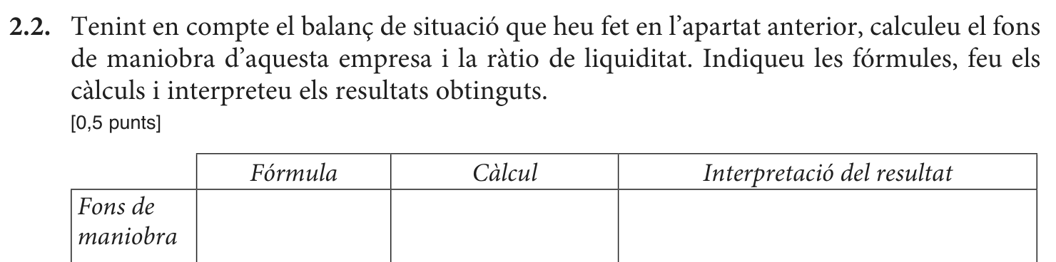 Enunciat · Apartat 2.2, part 1