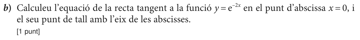 Enunciat · Apartat b), part 1