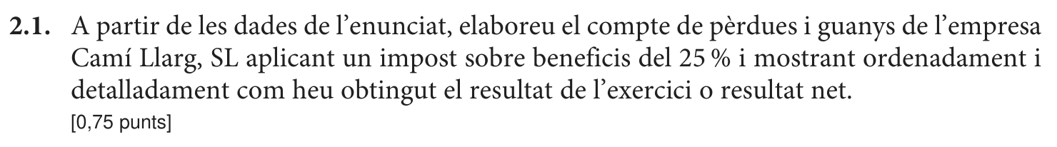 Enunciat · Apartat 2.1, part 1