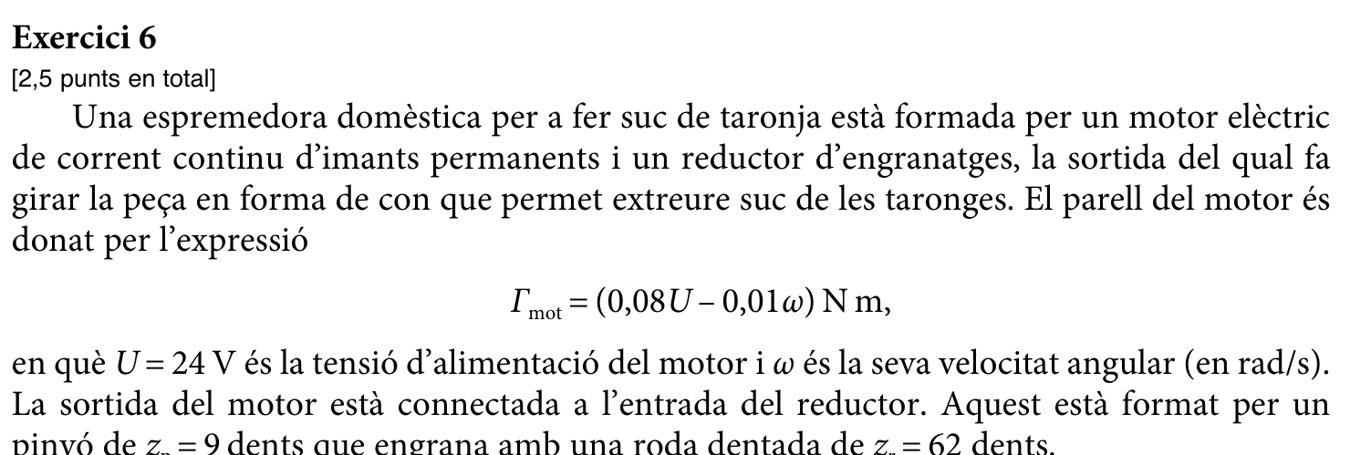 Enunciat comú · Exercici 6, part 1