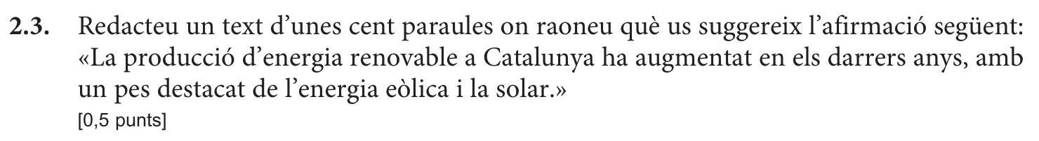Enunciat · Apartat 2.3, part 1