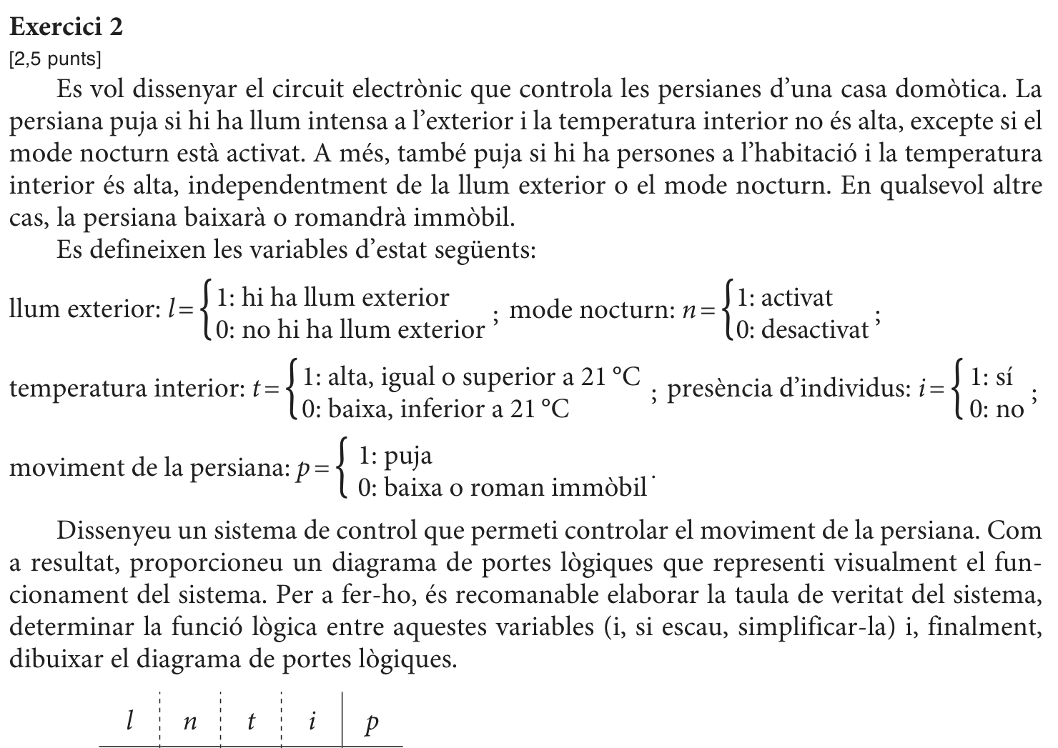Enunciat · Exercici 2, part 1