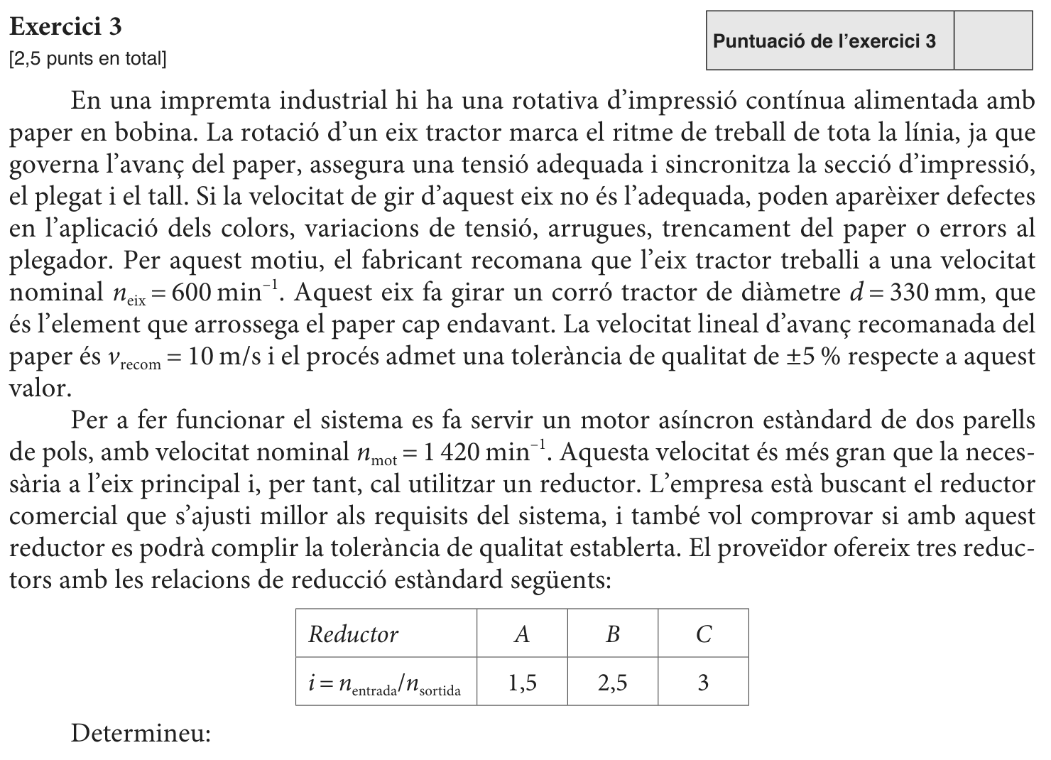 Enunciat comú · Exercici 3, part 1