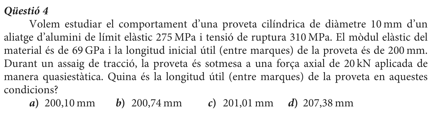 Enunciat · Qüestió 4, part 1