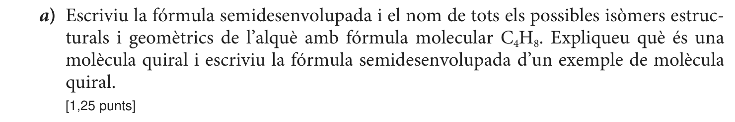 Enunciat · Apartat a), part 1