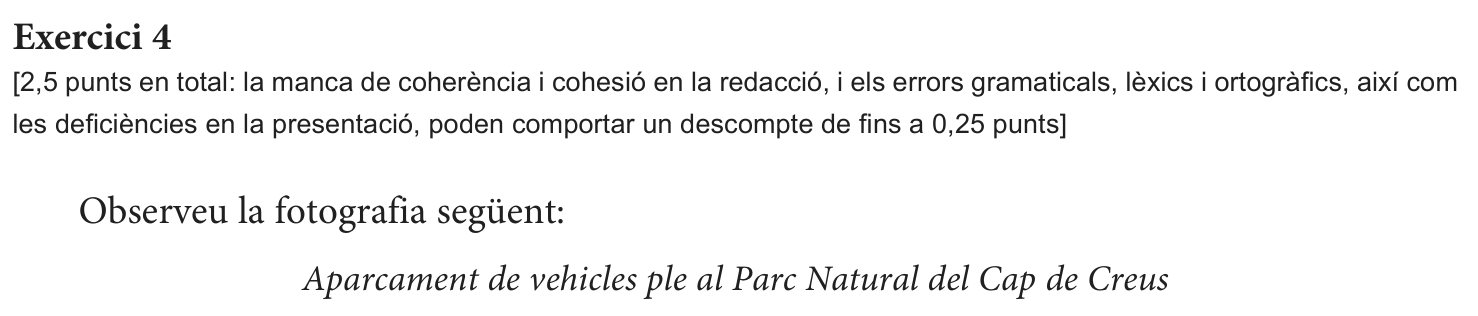 Enunciat comú · Exercici 5, part 1