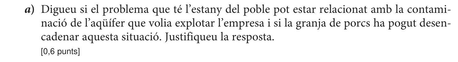 Enunciat · Apartat a), part 1
