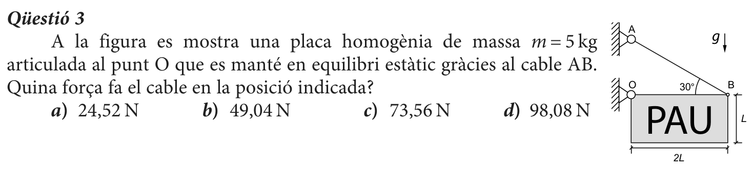 Enunciat · Qüestió 3, part 1