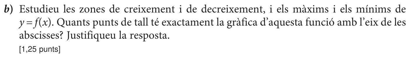 Enunciat · Apartat b), part 1