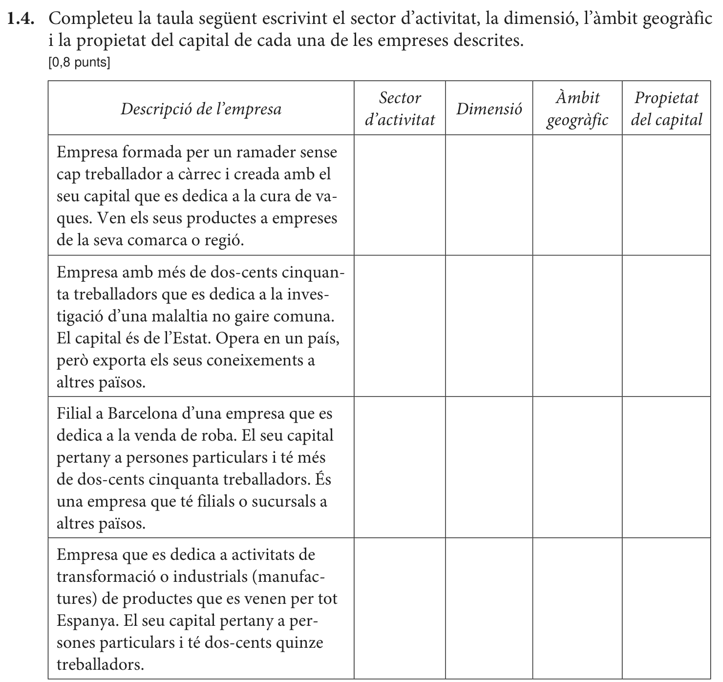 Enunciat · Apartat 1.4, part 1