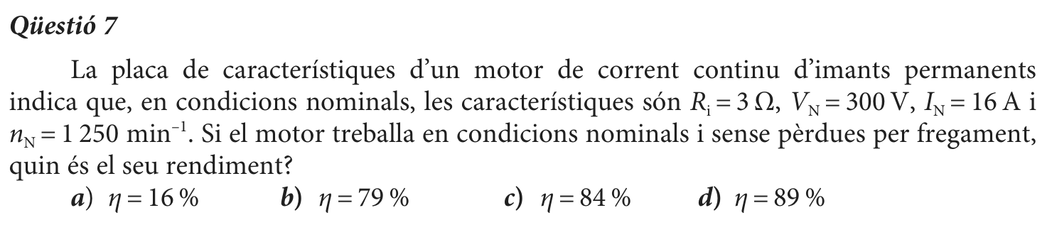 Enunciat · Qüestió 7, part 1
