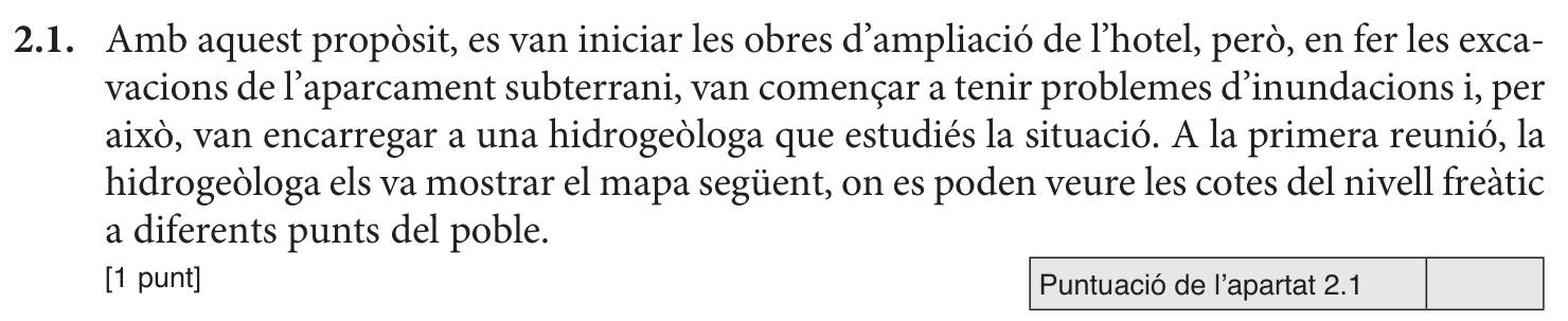 Enunciat · Apartat 2.1, part 1
