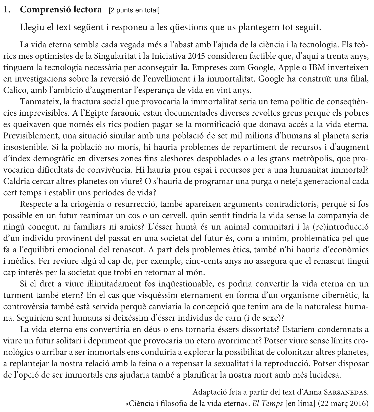Enunciat comú, part 1
