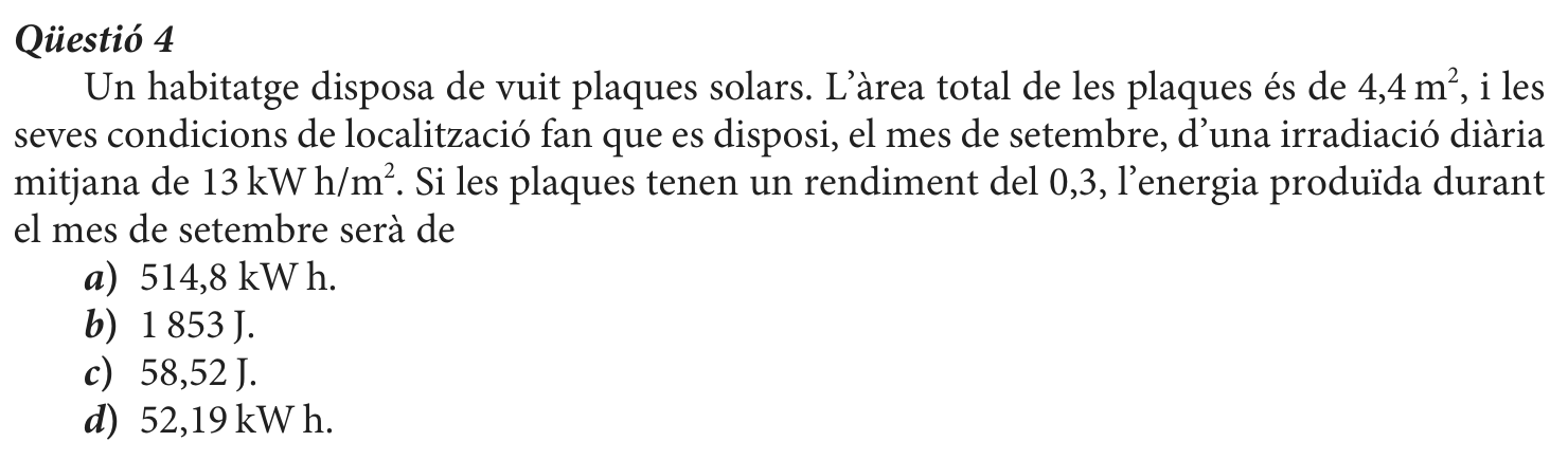 Enunciat · Qüestió 4, part 1