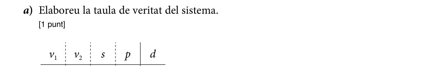 Enunciat · Apartat a), part 1
