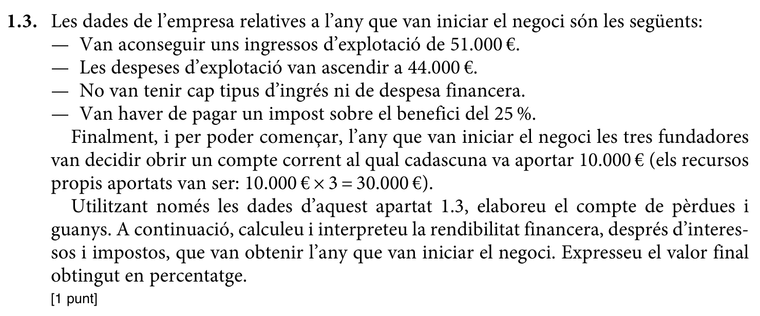 Enunciat · Apartat 1.3, part 1