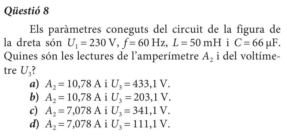 Enunciat · Qüestió 8, part 1