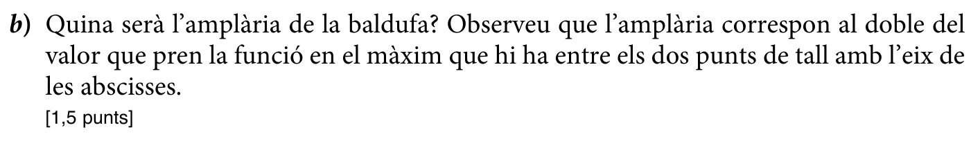 Enunciat · Apartat b), part 1