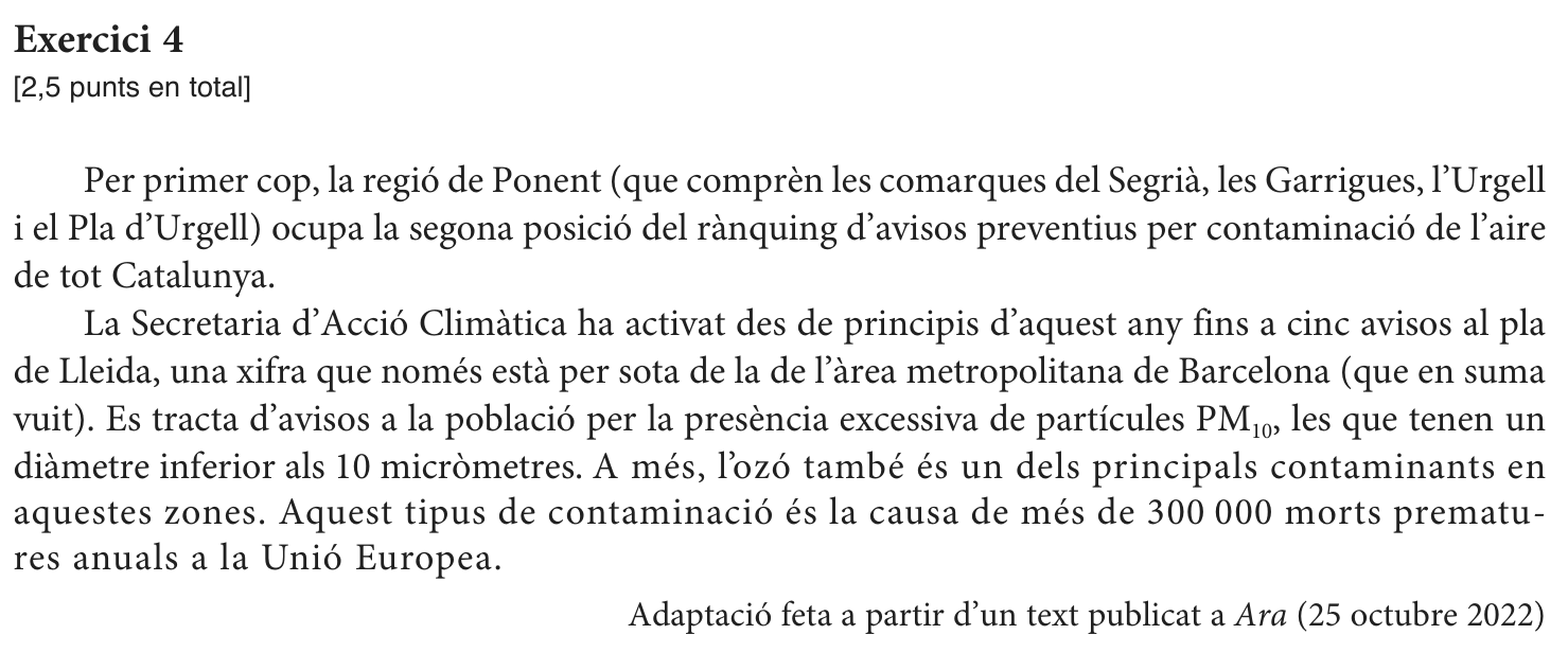 Enunciat comú · Exercici 4, part 1