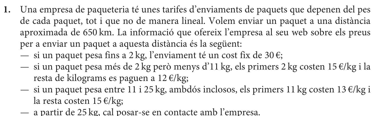 Enunciat comú · Exercici 1, part 1