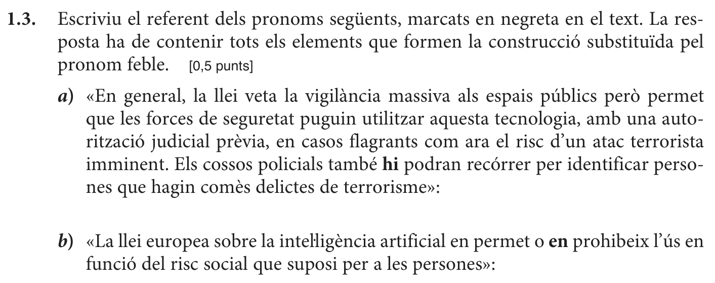 Enunciat, part 1