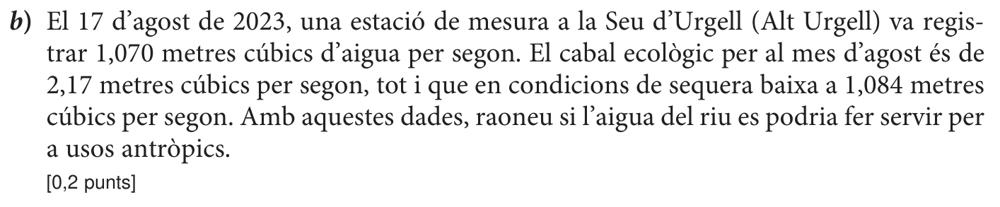 Enunciat · Apartat b), part 1