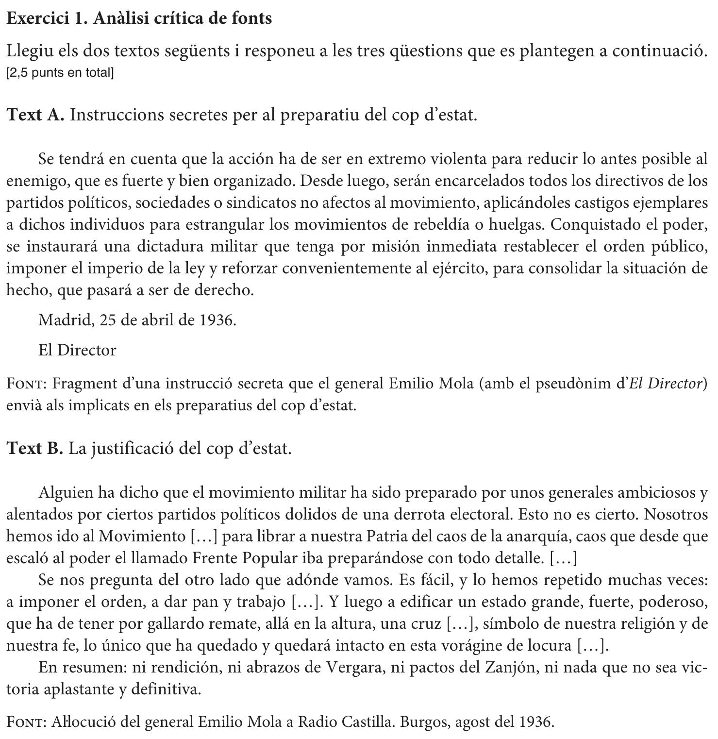 Enunciat comú, part 1