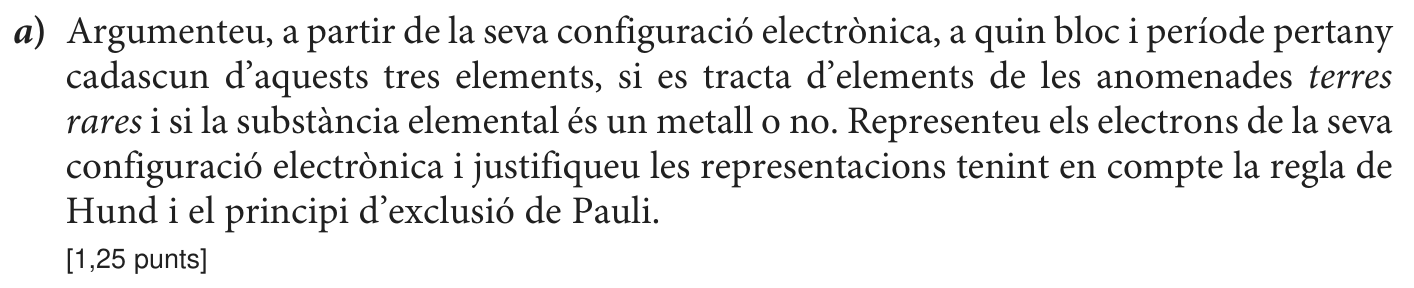 Enunciat · Apartat a), part 1