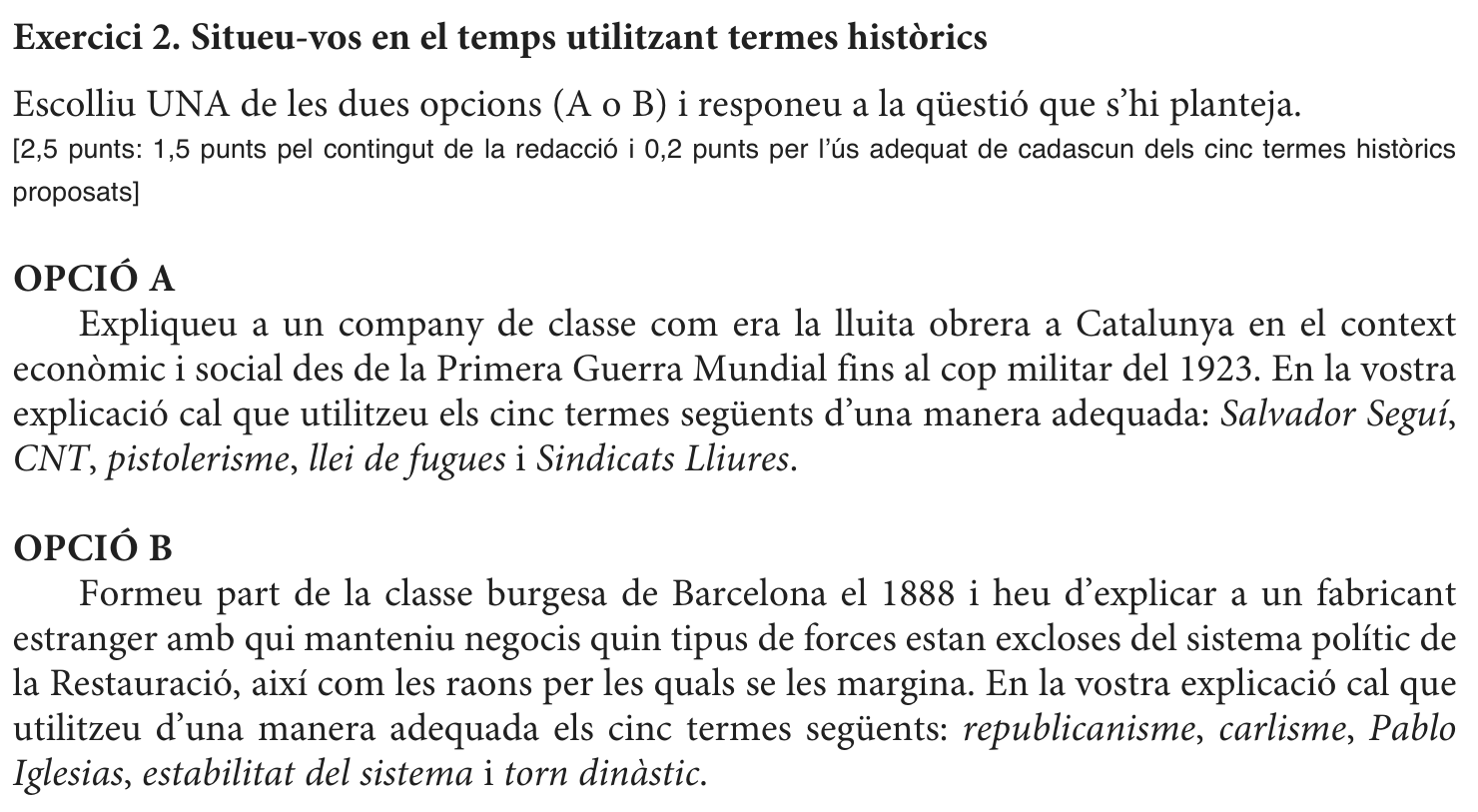 Enunciat · Exercici 2, part 1