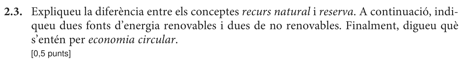 Enunciat · Apartat 2.3, part 1