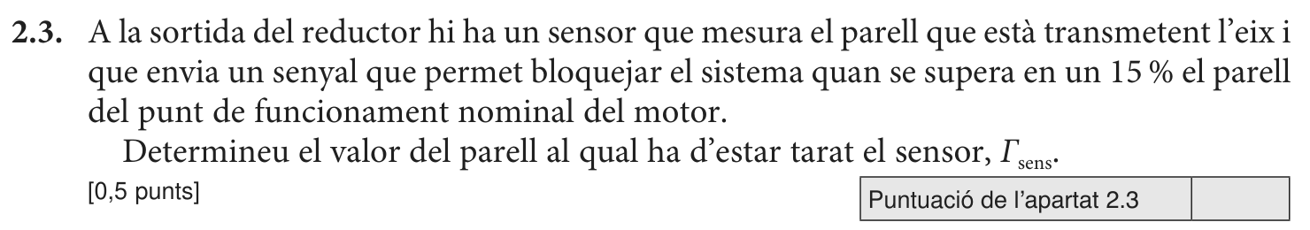 Enunciat · Apartat 2.3, part 1