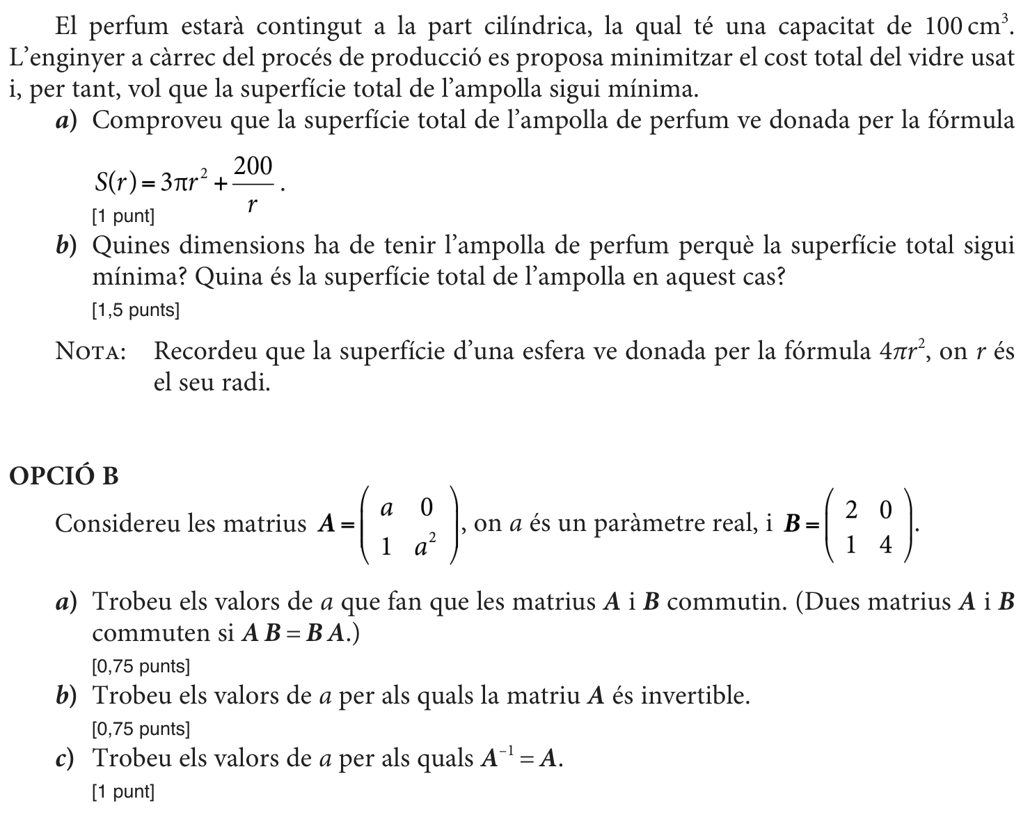 Enunciat, part 2