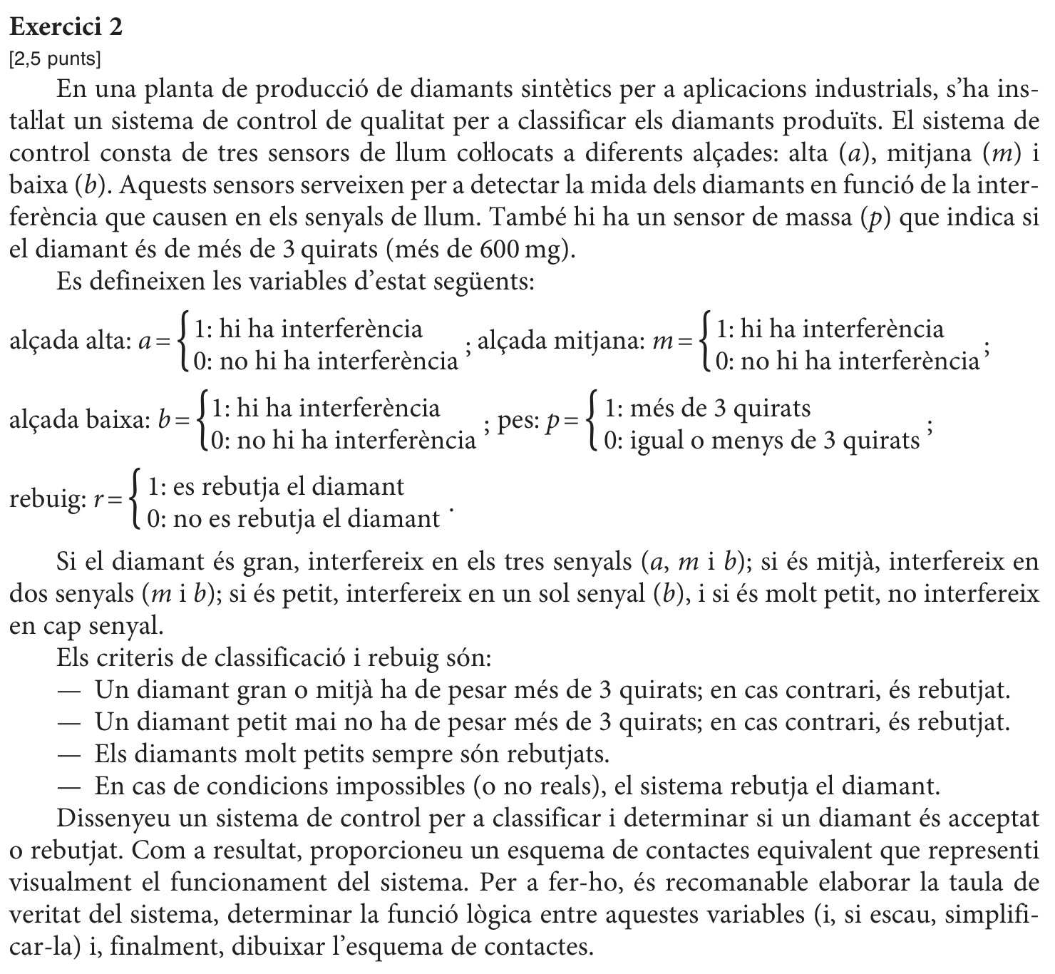 Enunciat · Exercici 2, part 1