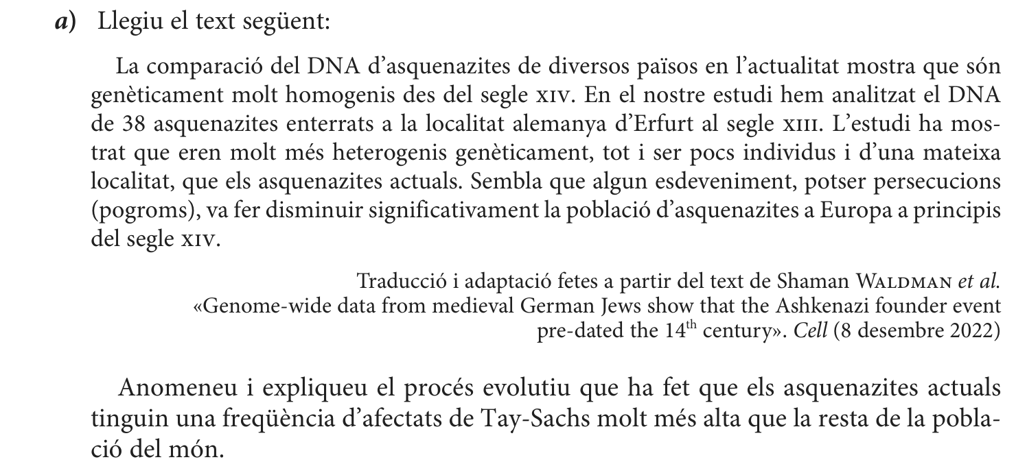 Enunciat · Apartat a), part 1