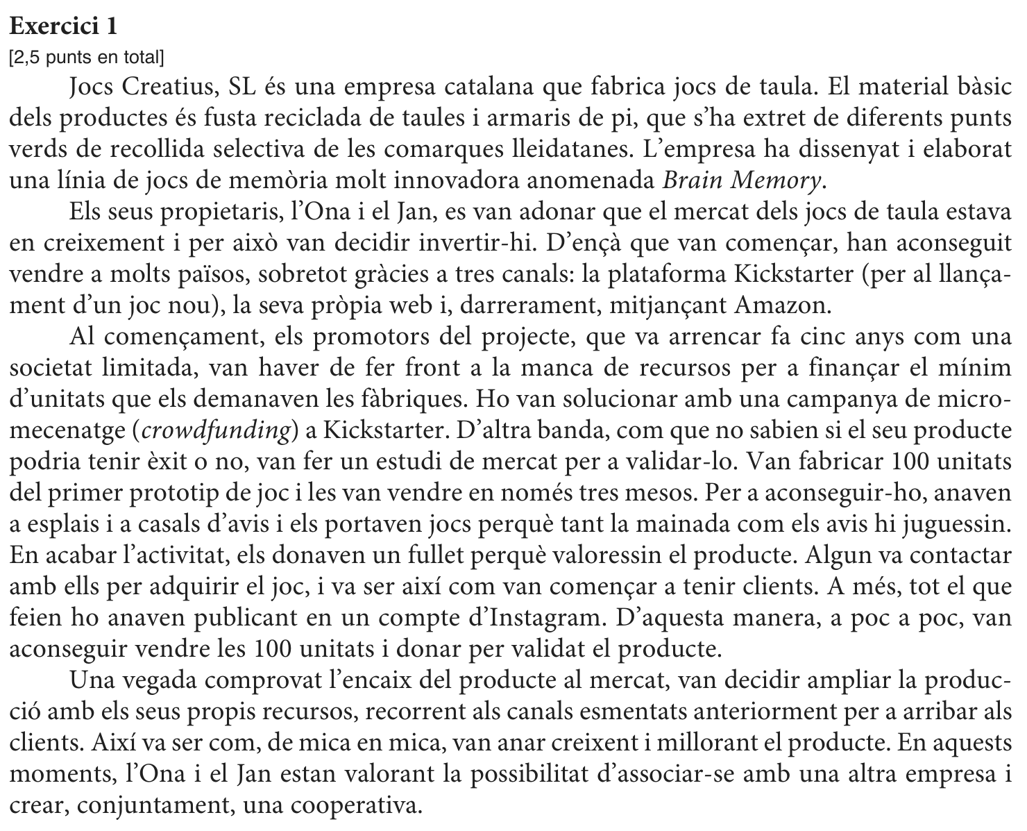 Enunciat comú, part 1