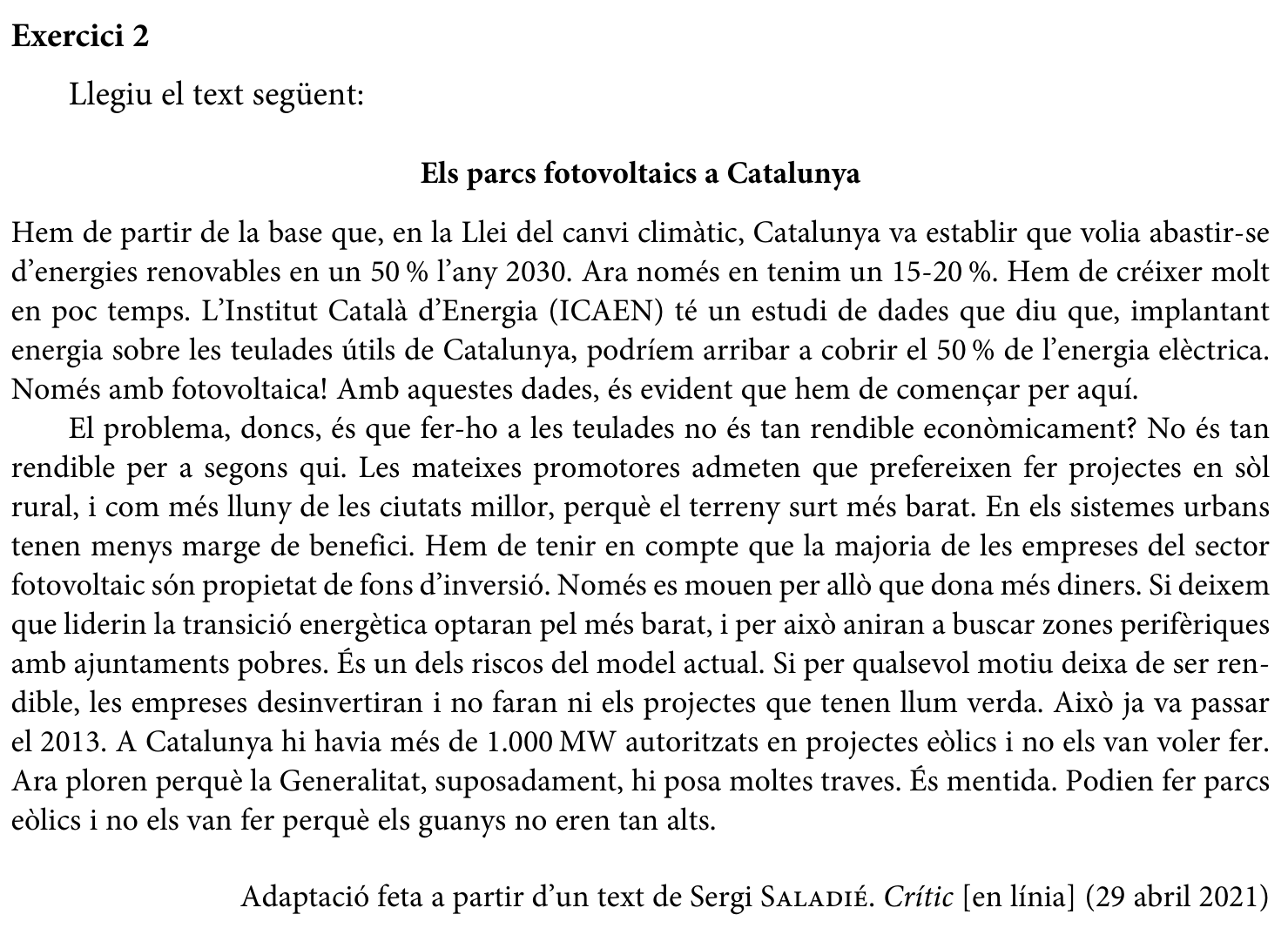 Enunciat, part 1