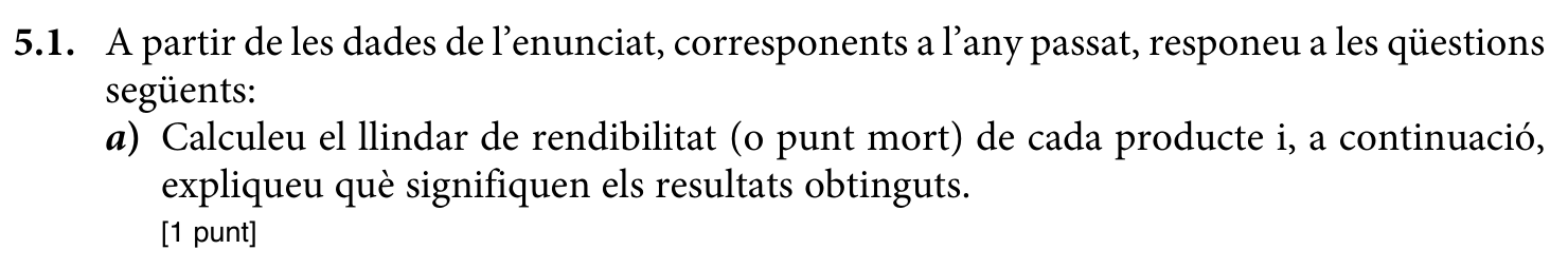 Enunciat · Apartat 5.1, part 1