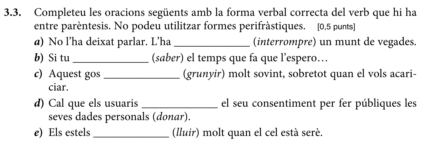 Enunciat · Apartat 3.3, part 1