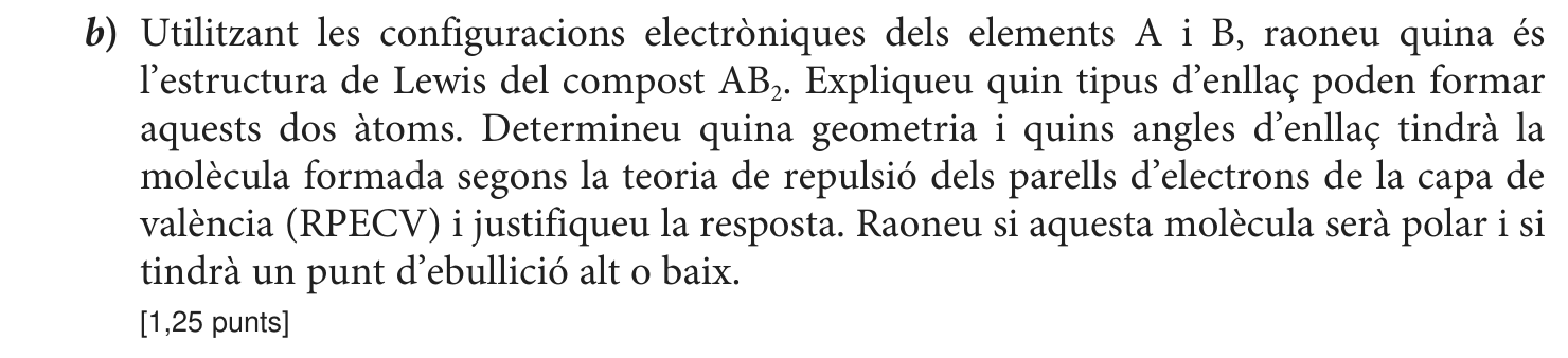 Enunciat · Apartat b), part 1