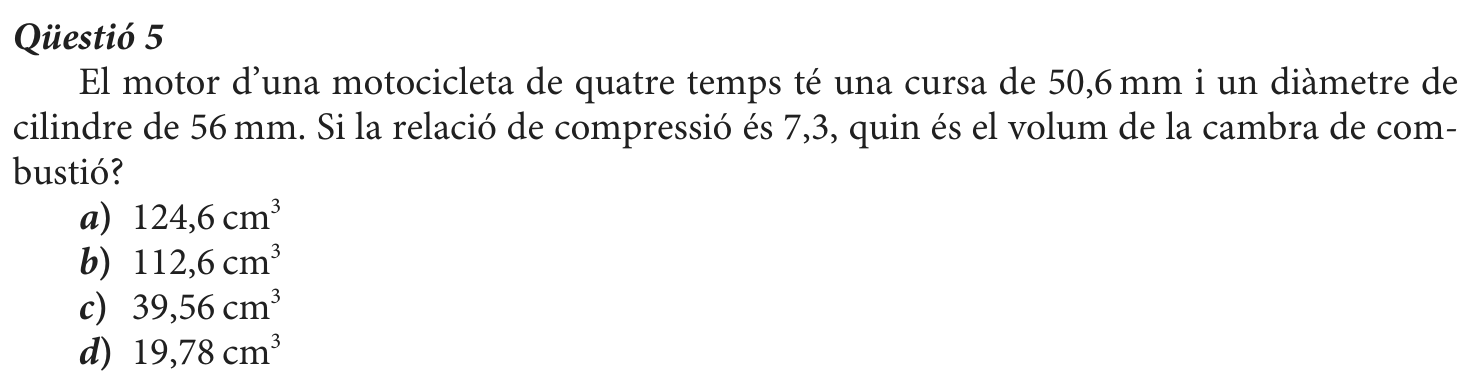 Enunciat · Qüestió 5, part 1