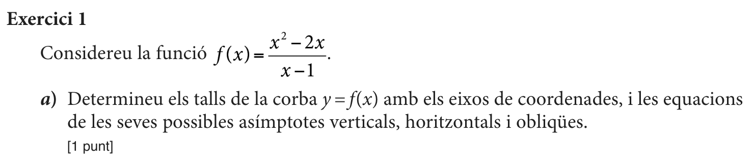 Enunciat · Exercici 1, part 1