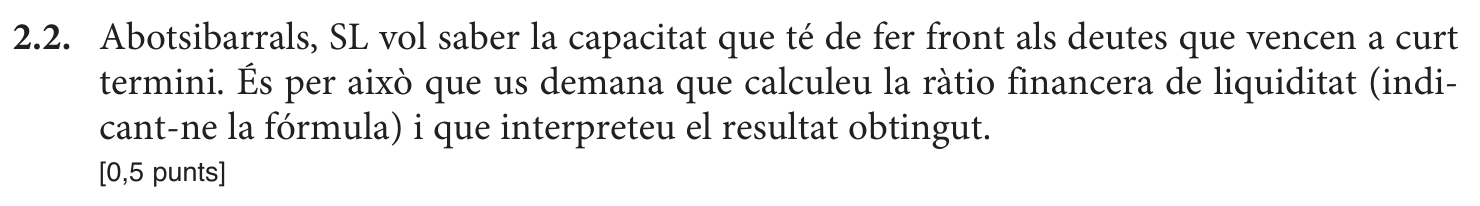 Enunciat · Apartat 2.2, part 1