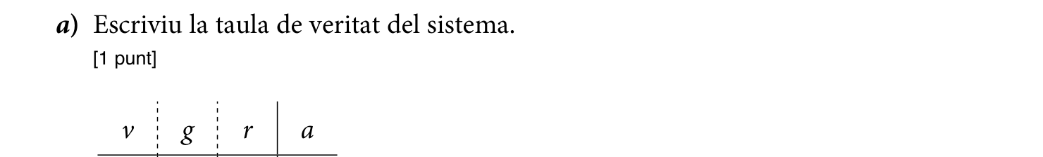 Enunciat · Apartat a), part 1