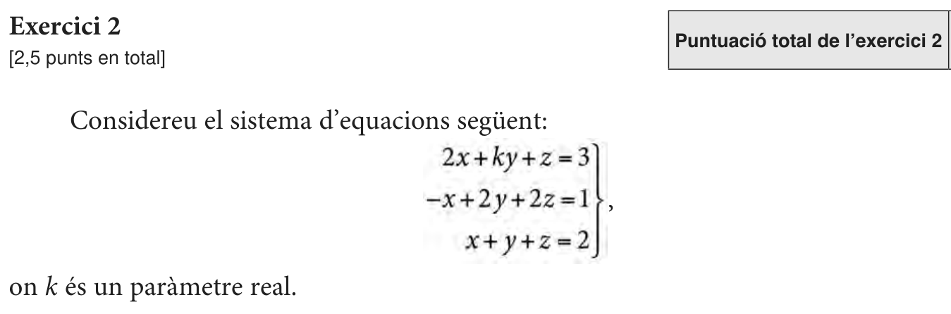 Enunciat comú · Exercici 2, part 1