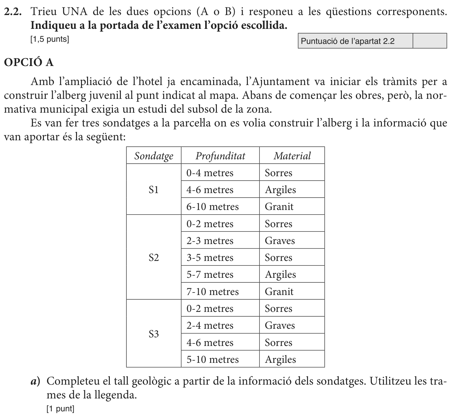 Enunciat · Apartat 2.2, part 1