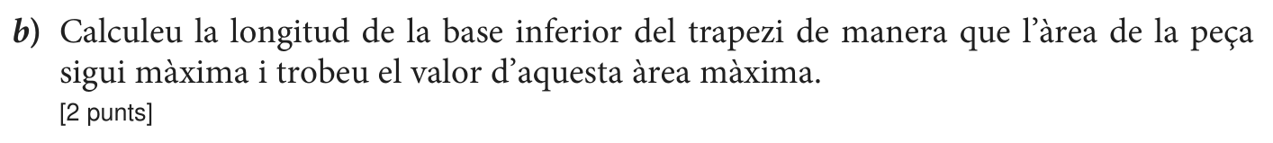 Enunciat · Apartat b), part 1